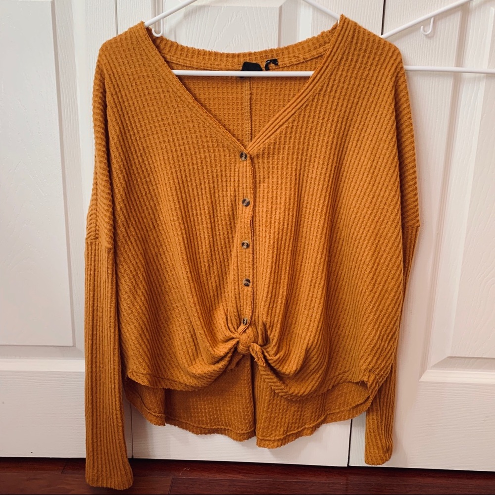 UO Thermal Button Down